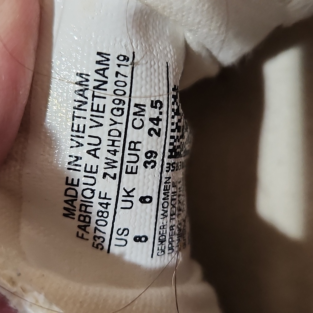 Converse White and Red Athletic Shoes - Picture 7 of 7